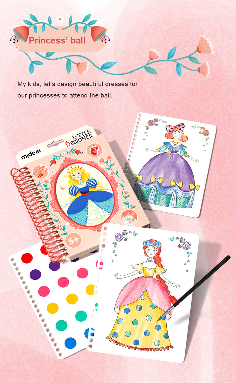 Tegelusraamat Little Designer: Princess Ball