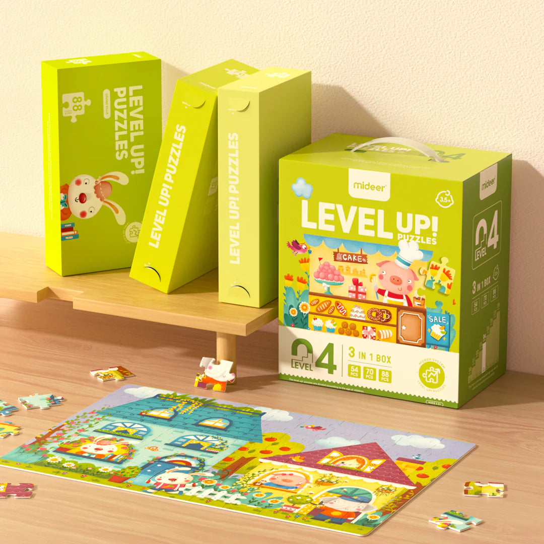 Level Up! Puzzles - Level 4: Fairy Tale Town 54P-88P