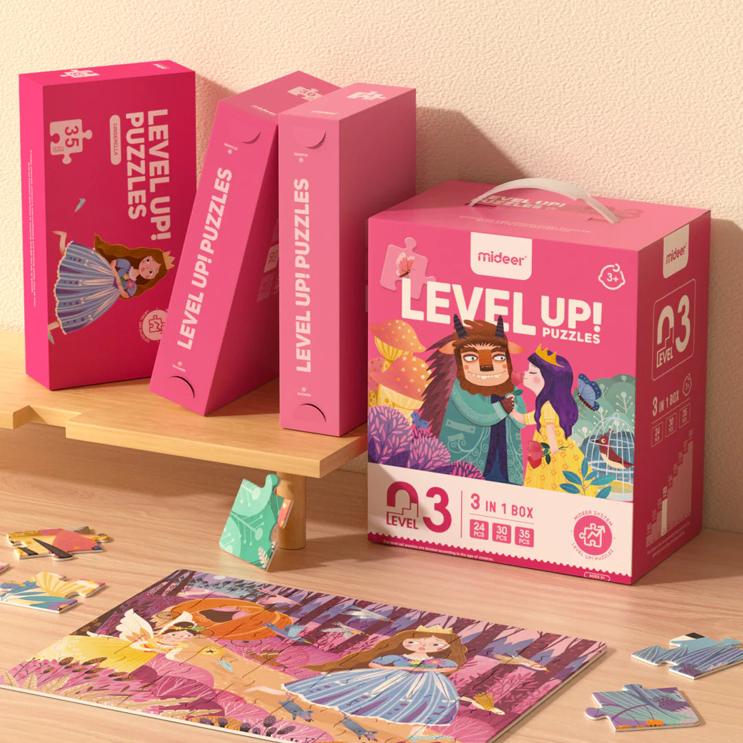 Level Up! Puzzles - Level 3: Printsessid 24-35tk