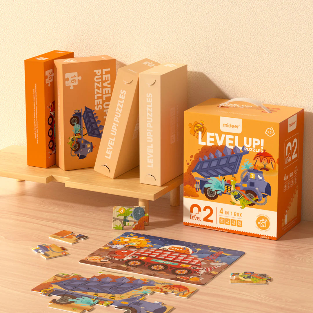 Level Up! Puzzles - Level 2: Dinosauruste projektid 9-20tk