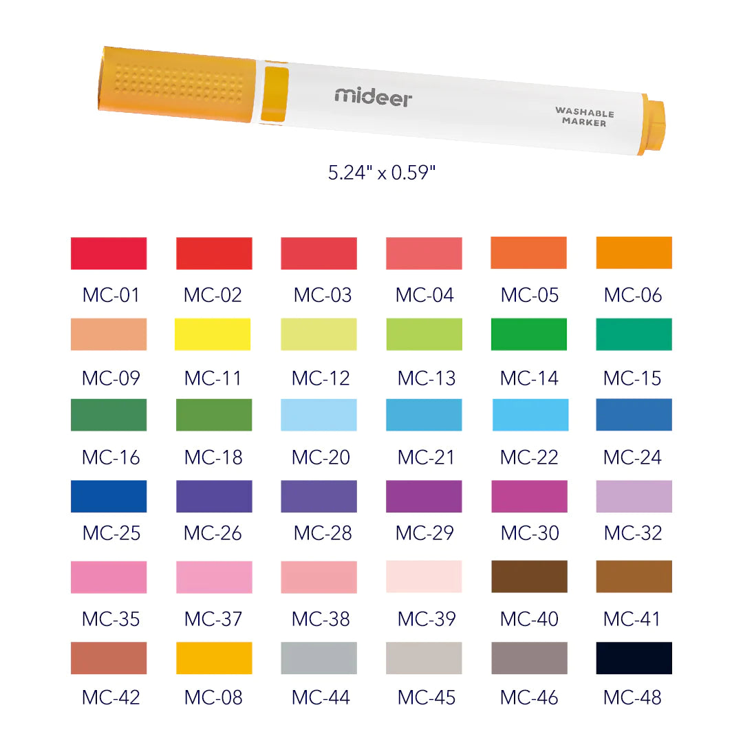 Washable Marker 36 Colors