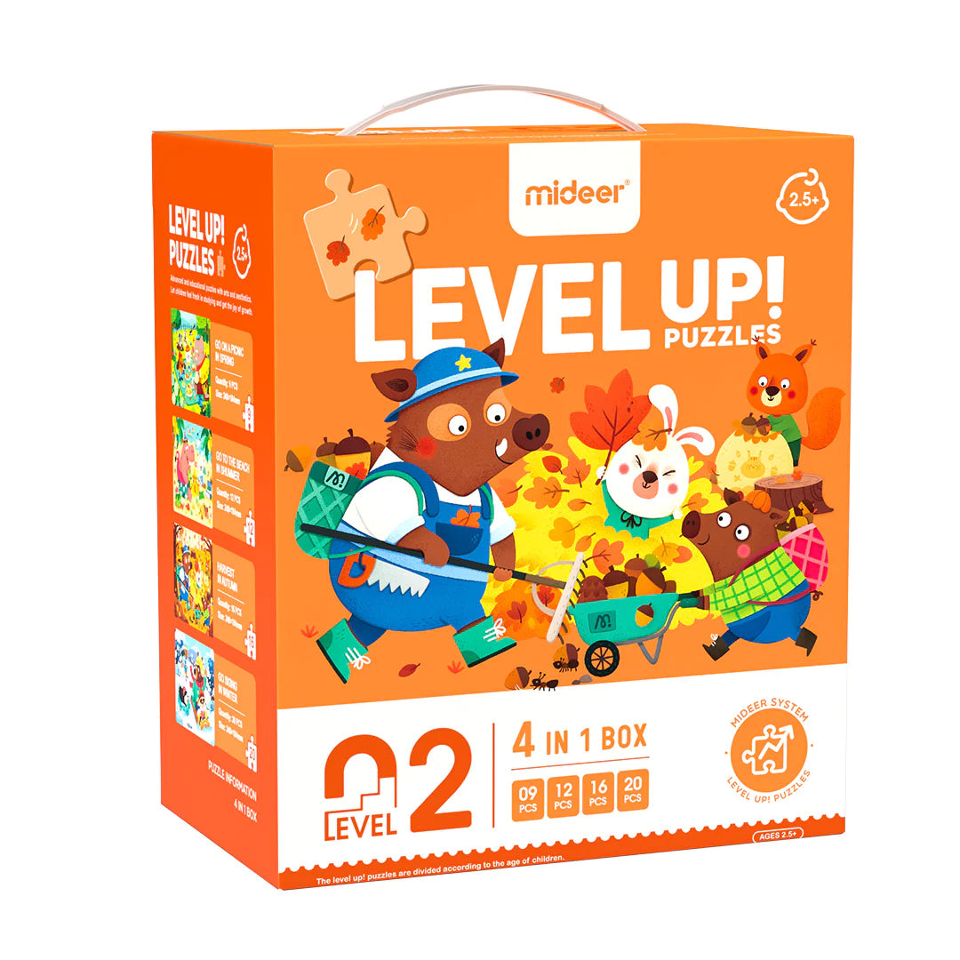 Level Up! Puzzles - Level 2: Времена года в лесу 