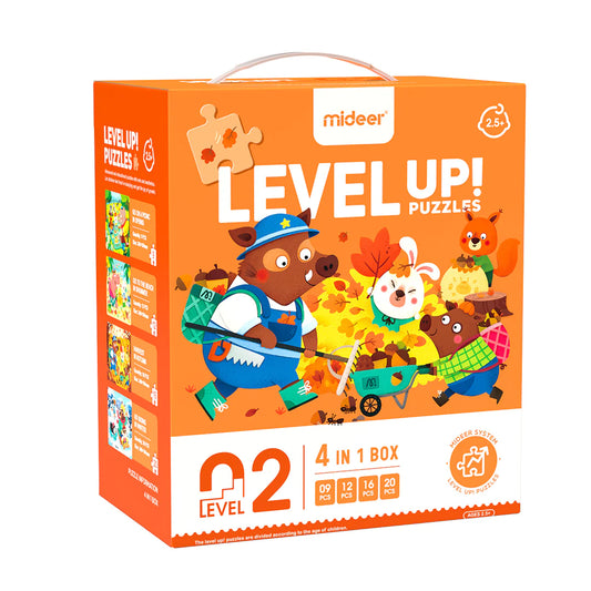 Level Up! Puzzles - Level 2: Времена года в лесу 