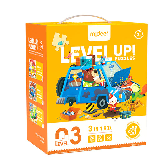 Level Up! Puzzles - Level 3: Linnameeskonnad 24-35tk