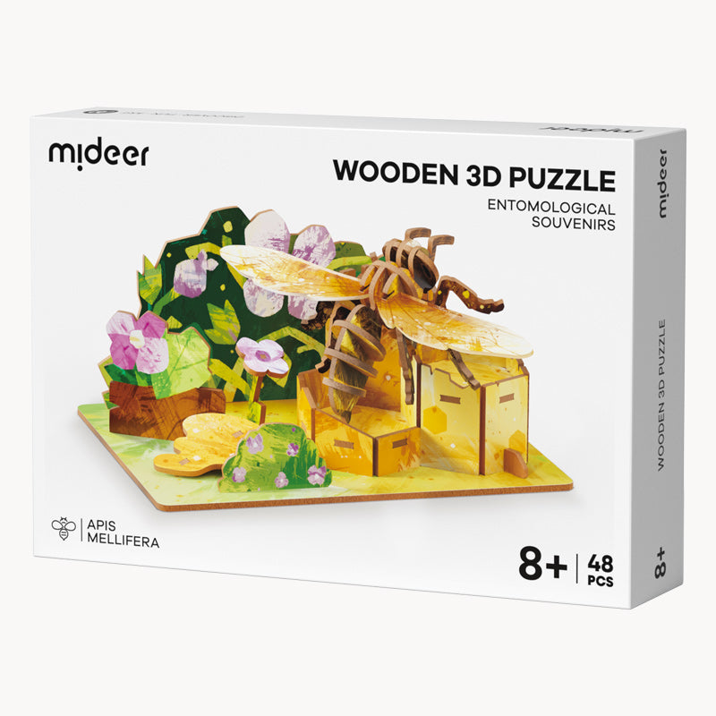 Wooden 3D Puzzle: Apis Mellifera