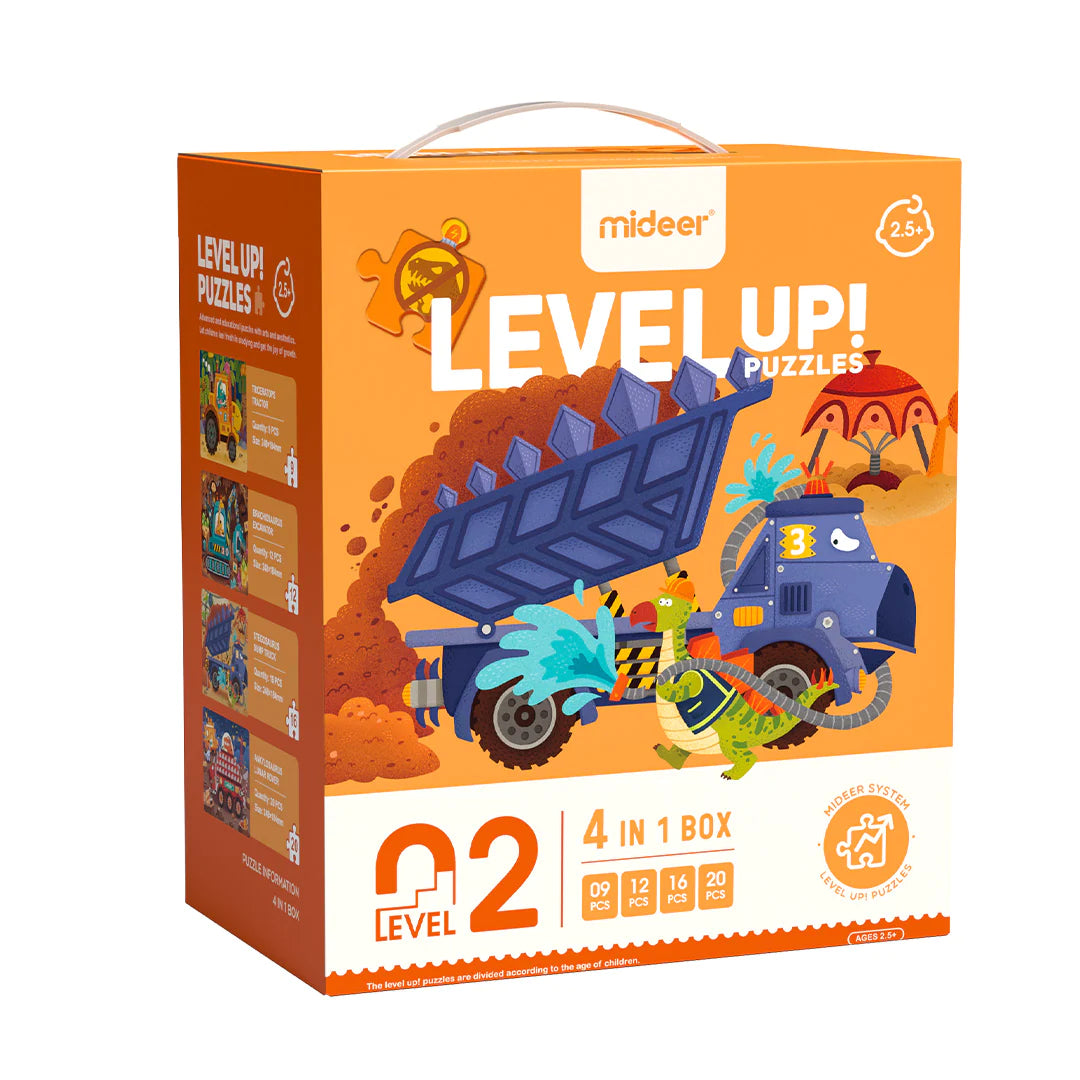 Level Up! Puzzles - Level 2: Dinosauruste projektid 9-20tk